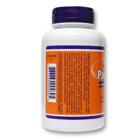 Now Foods, Ácido Pantotênico 600 mg - 60 Cápsulas - Image 3