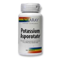 Solaray Potássio Asporotato™ - 100 Cápsulas: Suporte Mineral Essencial para o Brasil