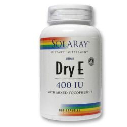 Solaray Vitamina E a Seco 400 UI - 100 Cápsulas: Antioxidante Essencial para sua Saúde e Bem-Estar