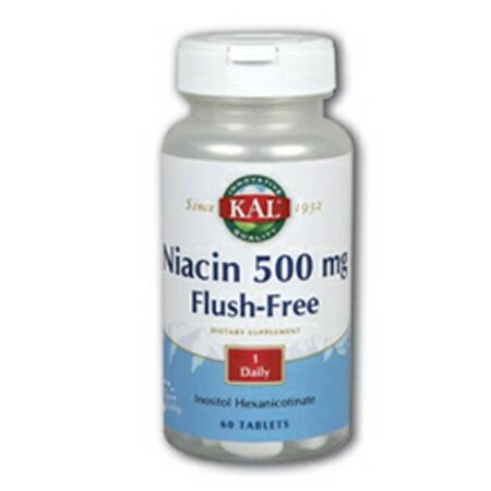 Kal Niacina 500 mg Lave-Free 60 Tabletes