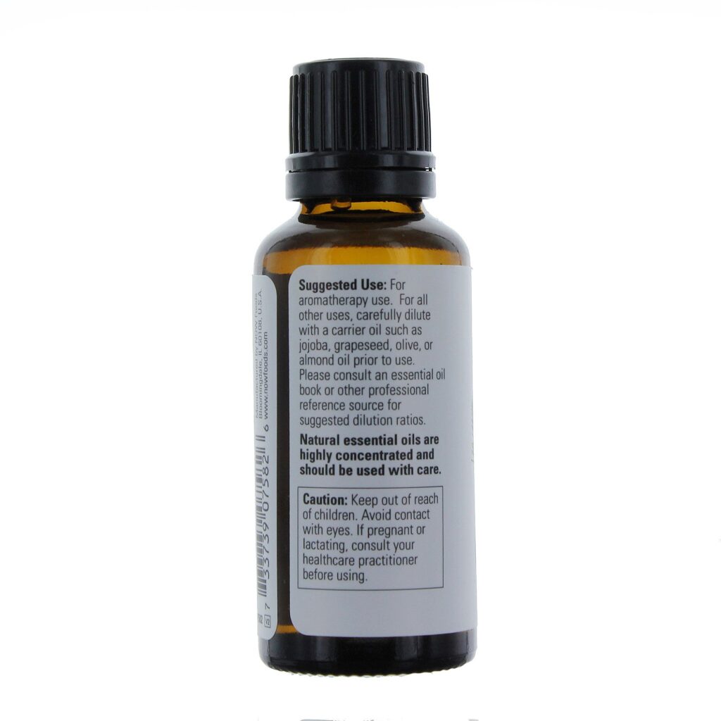 Óleo Essencial 100% Puro Capim-limão Now Foods - 30 ml: Aroma Cítrico Revigorante e Purificador - Imagem 3