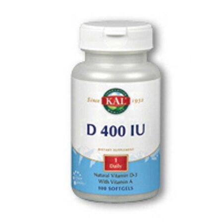 Kal D3 400 IU 100 Cápsulas