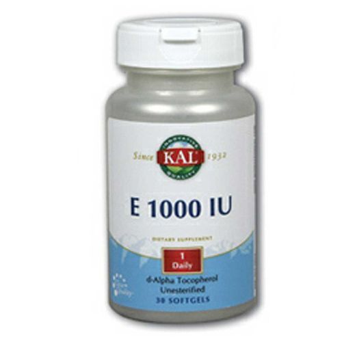 Kal Vitamina E 1000 UI 30 Cápsulas: Saúde Antioxidante Essencial
