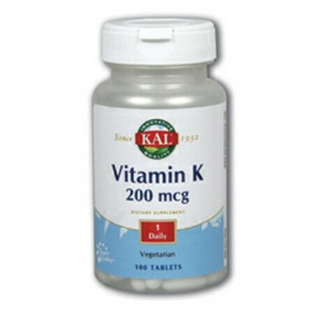 Kal Vitamina K 200 mcg 100 Tabletes