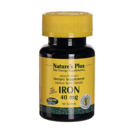 Nature's Plus, Ferro 40 mg - 90 Tabletes