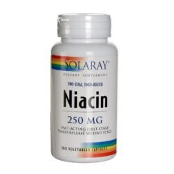 Solaray Niacina 250 mg Timed-Release: Controle Colesterol e Saúde Cardiovascular no Brasil