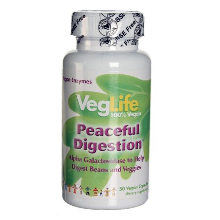 VegLife Pacíficas Digestão 50 Cápsulas Vegetarianas