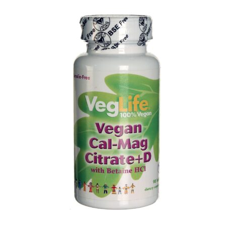 VegLife Vegano Cal-Mag Citrato mais D 90 Tabletes