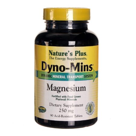 Nature's Plus, Dyno-Mins® Magnésio - 90 Tabletes