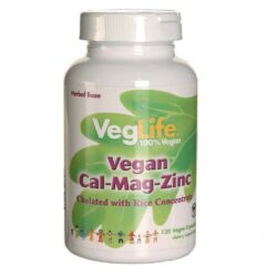 VegLife Cal-Mag-Zinco Vegano 120 Cápsulas - Essencial para Ossos e Imunidade