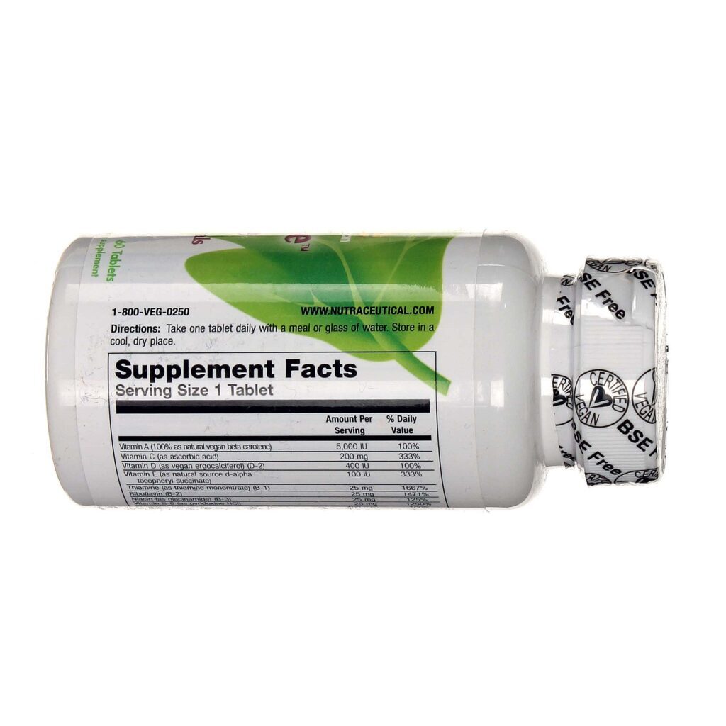 VegLife Vegan One Multivitamínico Livre de Ferro 60 Tabletes - Saúde Completa - Imagem 2