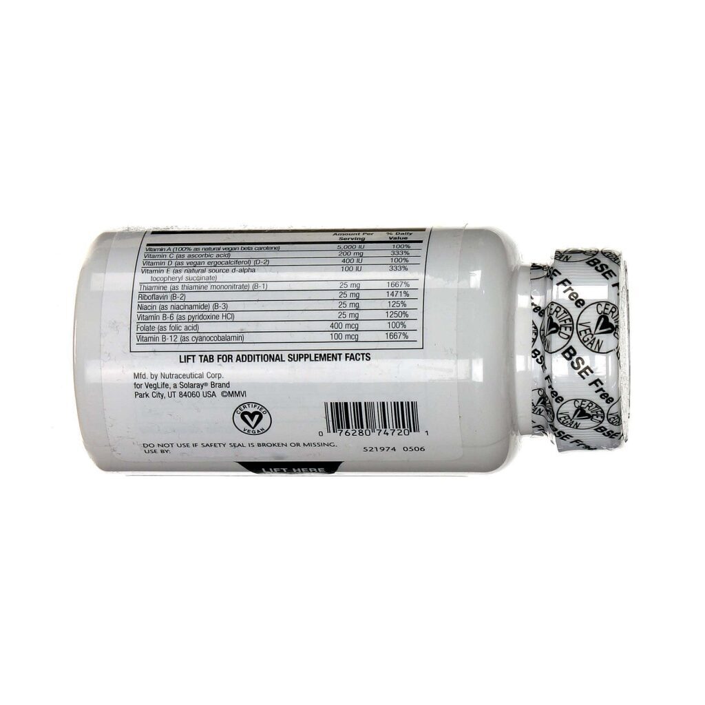 VegLife Vegan One Multivitamínico Livre de Ferro 60 Tabletes - Saúde Completa - Imagem 3