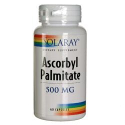 Solaray Ascorbil Palmitato 60 Cápsulas: Vitamina C Lipossolúvel para Máxima Absorção