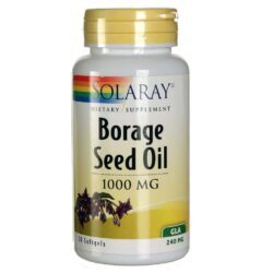 Solaray Óleo de Semente de Borragem GLA 50 Cápsulas em Gel: Benefícios para Pele e Bem-Estar