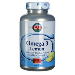 Kal Omega 3 Limão 120 Cápsulas: Saúde e Bem-Estar Essenciais