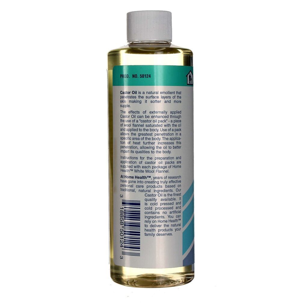 Home Health Óleo de Rícino Puro 237ml - Cabelo, Pele e Sobrancelhas Fortes - Imagem 3