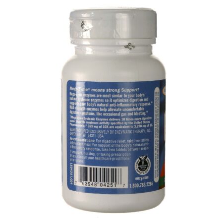 Enzymatic Therapy, Mega-Zyme® - 100 Tabletes - Image 3