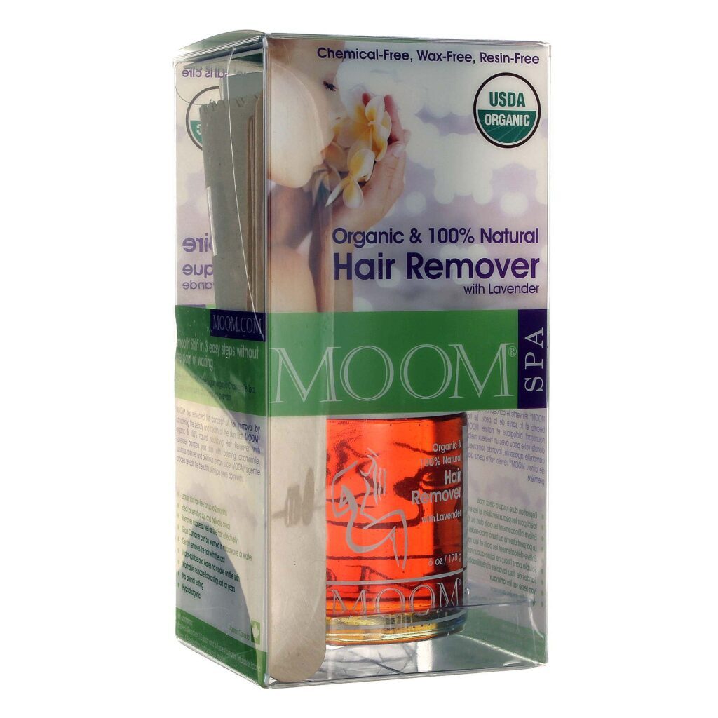 Moom Kit Orgânico Remoção de Pelos - 1 Kit Completo e Natural