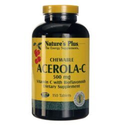 Nature's Plus Acerola com Vitamina C 500mg - 150 Comprimidos Mastigáveis