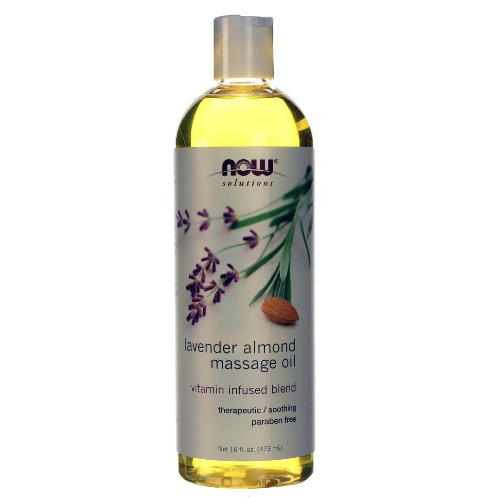 Now Foods Óleo de Massagem Amêndoa e Lavanda - 473ml (16 fl oz)