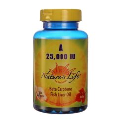 Nature's Life Vitamina A 25.000 UI 250 Cápsulas - Saúde e Bem-Estar