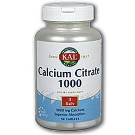 Kal Citrato de cálcio 1000 mg 90 Tabletes