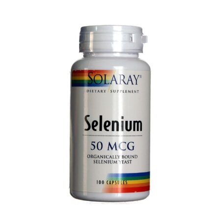 Solaray, Selênio 50 mcg - 100 Cápsulas