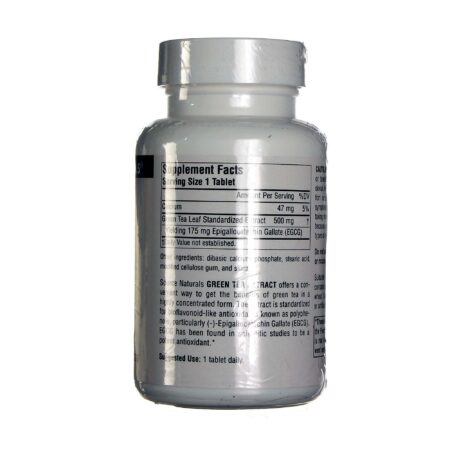 Source Naturals, Extrato de Chá Verde 175 mg EGCG 500 mg - 60 Tabletes - Image 2