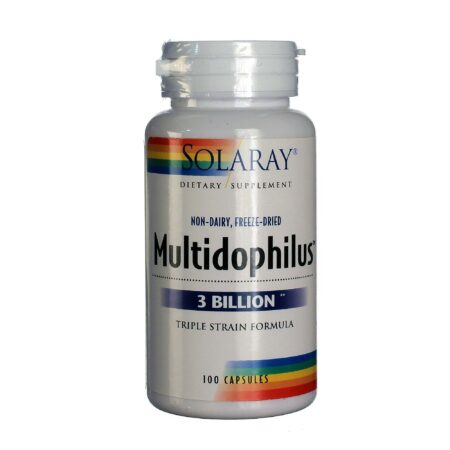 Solaray, Multidophilus™ - 3 Bilhões -100 Cápsulas