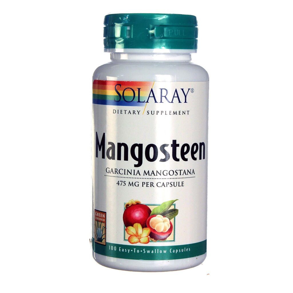 Solaray Mangostão 100 Cápsulas Vegetarianas: Poder Antioxidante Natural para Sua Saúde