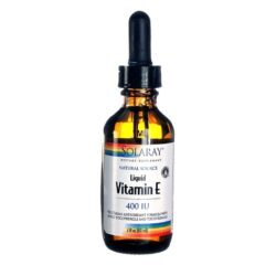 Solaray Vitamina E 400 UI Líquida 60ml - Pureza e Potência para Sua Saúde
