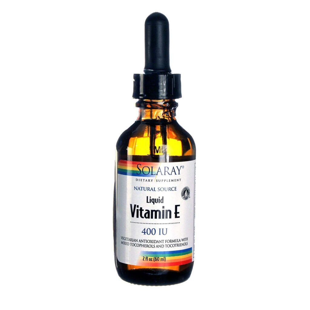 Solaray Vitamina E 400 UI Líquida 60ml - Pureza e Potência para Sua Saúde