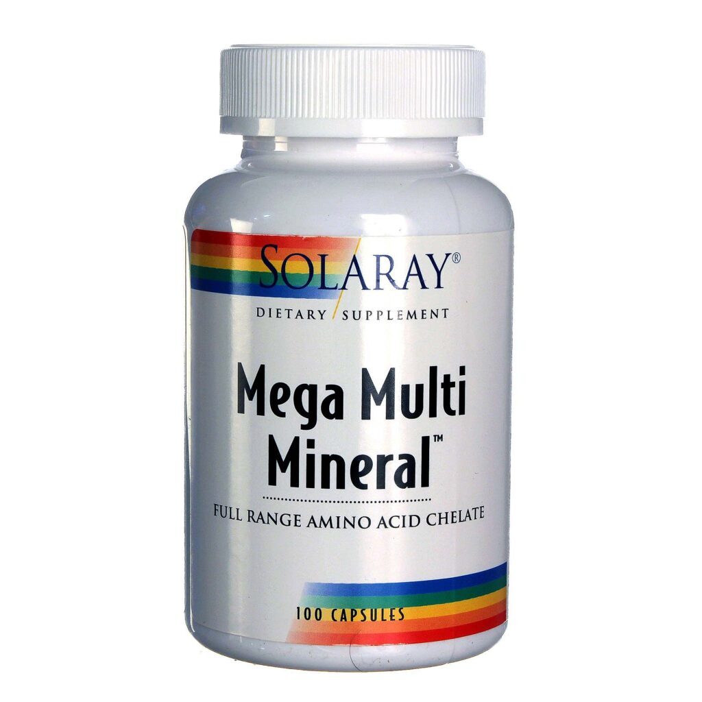 Solaray Mega Multi Mineral 100 Cápsulas: Sua Fonte Essencial de Minerais para o Bem-Estar no Brasil