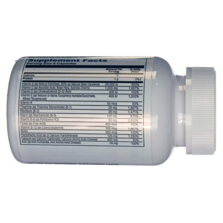 Solaray Spectro Multivitamínico 100 Cápsulas: Nutrição Completa para Sua Saúde - Imagem 3