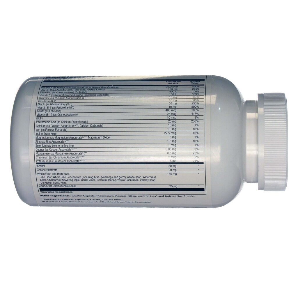 Solaray Multivitamínico - Energia Diária 180 Cápsulas: Vitalidade e Bem-Estar Completo - Imagem 3