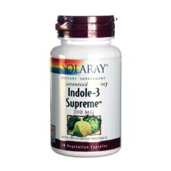 Solaray Indole-3 Supreme™ 200 mg - 30 Cápsulas Vegetarianas: Saúde Hormonal e Detoxificação