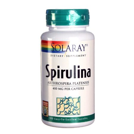 Solaray, Spirulina -100 Cápsulas