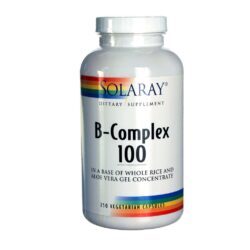 Solaray B-Complexo 100 - 250 Cápsulas: Energia e Bem-Estar para Brasileiros