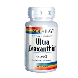 Solaray Ultra Zeaxantina 30 Cápsulas Vegetarianas para Saúde Ocular e Antioxidante