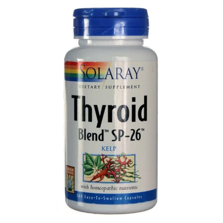 Solaray, Thyroid Blend­™ SP-26™ - 100 Cápsulas