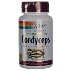 Solaray Extrato de Cordyceps 500 mg - 60 Cápsulas: Energia e Vitalidade Natural