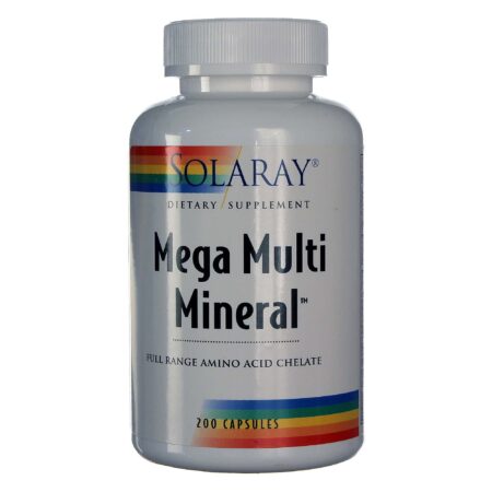 Solaray, Mega Multi Mineral - 200 Cápsulas