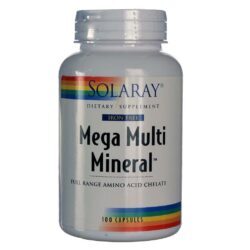 Solaray Mega Multi Mineral - Ferro Livre 100 Cápsulas: Essencial para Saúde e Bem-Estar no Brasil