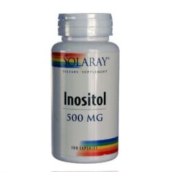 Solaray Inositol 500mg 100 Cápsulas: Bem-Estar e Equilíbrio