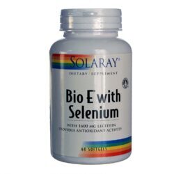 Solaray Bio E® com Selênio - Poder Antioxidante e Imunidade - 60 Cápsulas