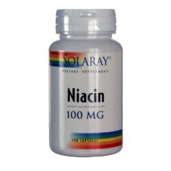 Solaray Niacina 100 mg - 100 Cápsulas: Sua Fonte de Vitamina B3 Essencial para o Bem-Estar