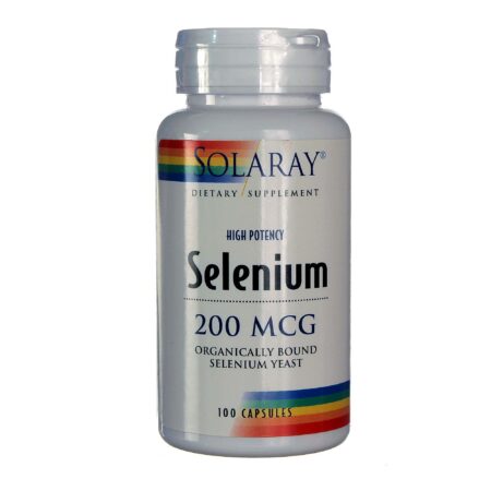 Solaray Selênio 200 mcg 100 Cápsulas