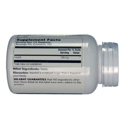 Solaray Inositol 700 mg Unflavored 4 oz - Image 3