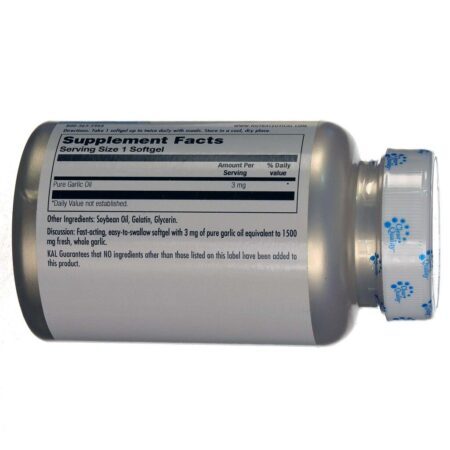 Kal Óleo de Alho 1500mg - 250 Cápsulas Gel: Saúde Cardiovascular e Imunidade no Brasil - Imagem 2