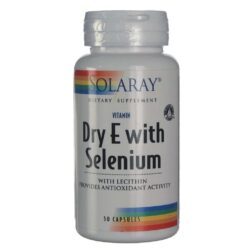 Solaray Dry E mais Selênio e Lecitina 50 Cápsulas: Potência Antioxidante para Sua Saúde